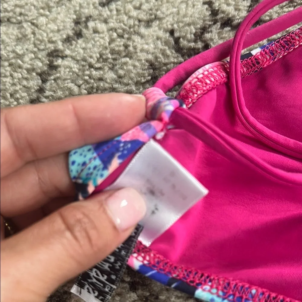 Colorful Strappy Bikini Set dippin daisys brand
